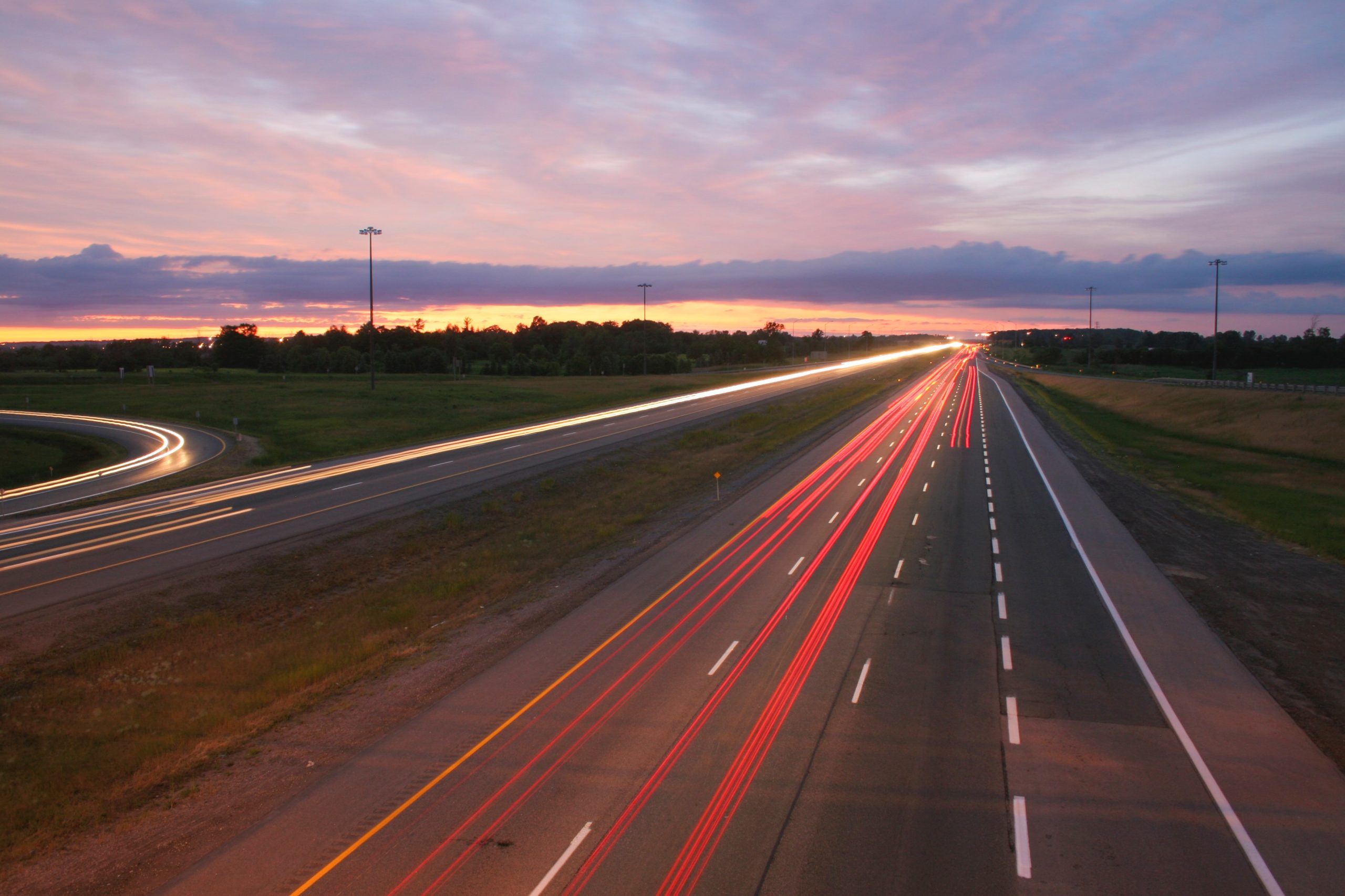 Interstate at night