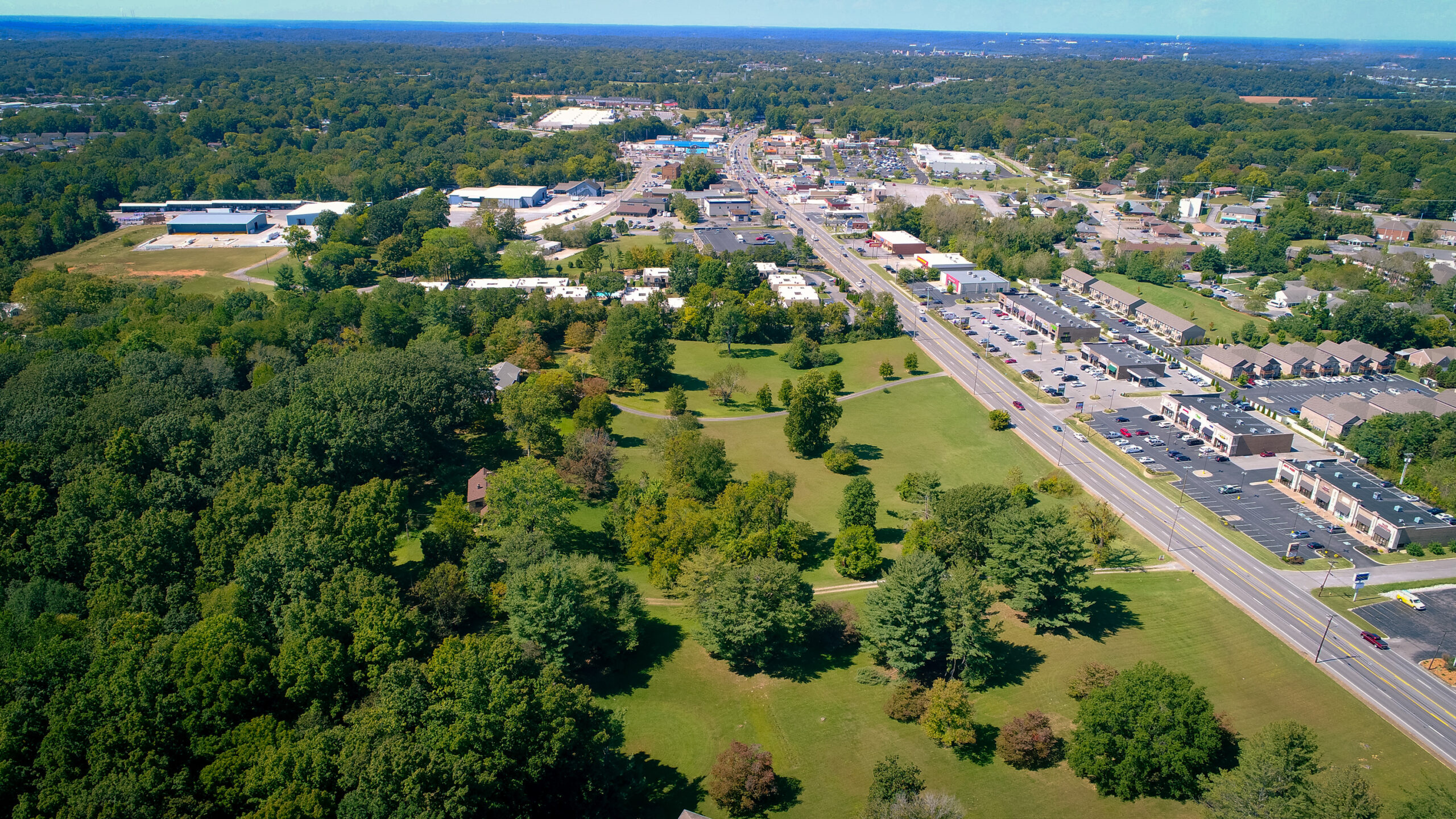 Madison Street photo from drone